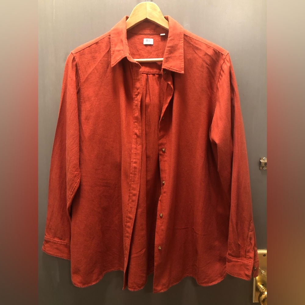 Uniqlo Orange Flannel